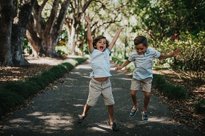 kids jumping