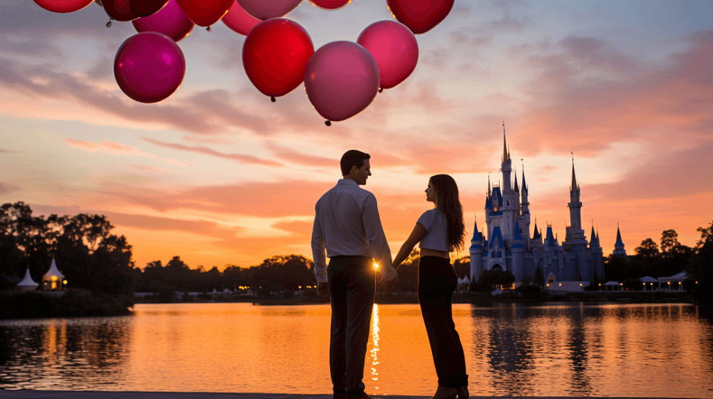 engagement orlando theme park