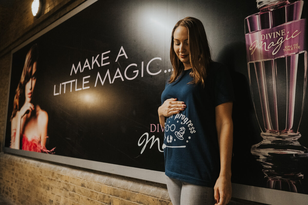 Future Mom in Universal Studios
