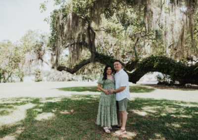 Golden Hour Engagement At Leu Gardens
